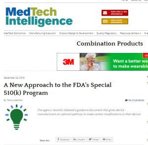 FDA’s Special 510(k) Program _ MedTech Intelligence