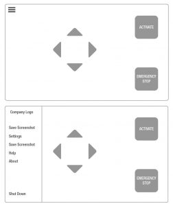 GUI design for medical device