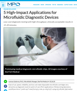 5 High-Impact Applications for Microfluidic Diagnostic Devices