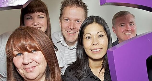 StarFish Medical Company Culture Video 2014 Accessibility: Five StarFish employees smiling and rocking 2014 haircuts and makeup