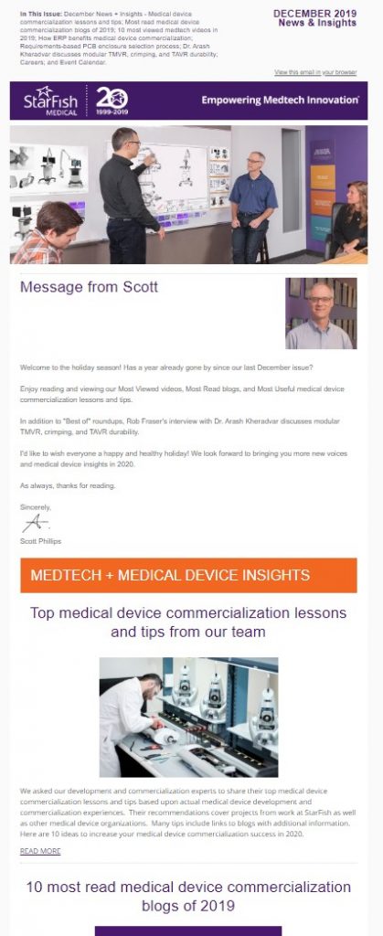 December 2019 Medical Device Insights