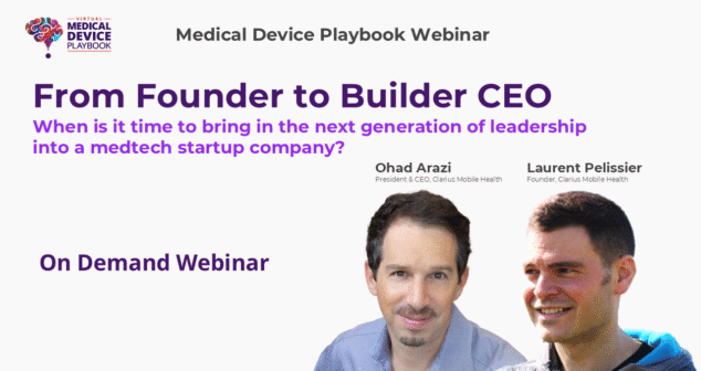 Founder to Builder CEO - Clarius