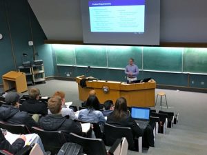 Cam Neish presents Risk Management lecture