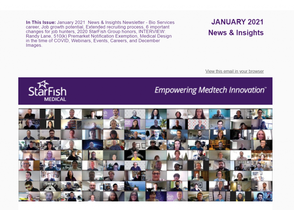 January 2021 Medtech News & Insights