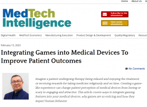 Medical Devices Integrating Games