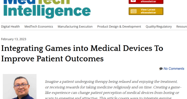 Medical Devices Integrating Games