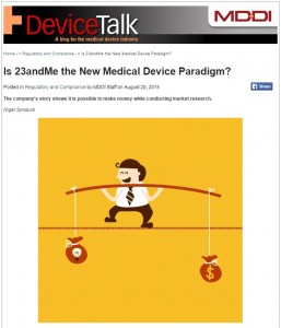 New Medical Device Paradigm?