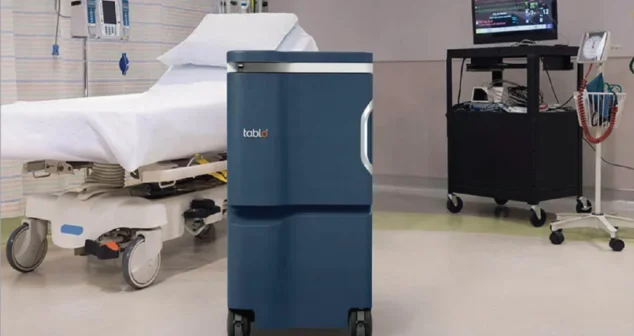 Outset Medical Tablo dialysis machine with full-height clinical console