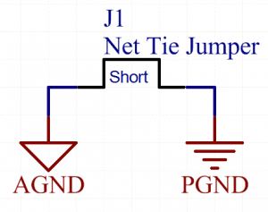 PCB design tips Net tie jumper