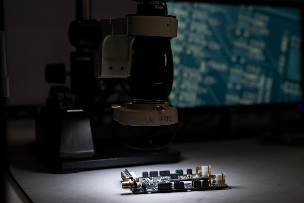 IVD Verification Test Accessibility: Image of PCB assembly