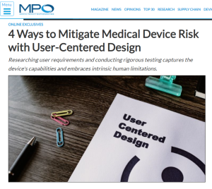 Medical Device Risk User-Centered Design