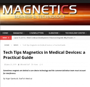 Magnetics in Medical Devices