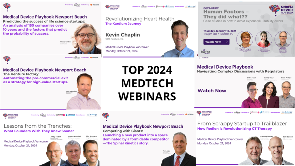 Medtech Entrepreneur Webinars