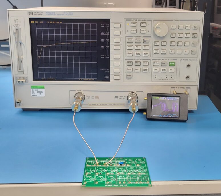 Comparing HP 8753 and NanoVNA