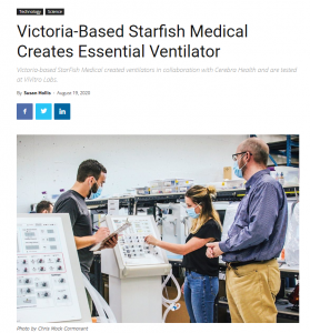 Starfish Medical Creates Essential Ventilator