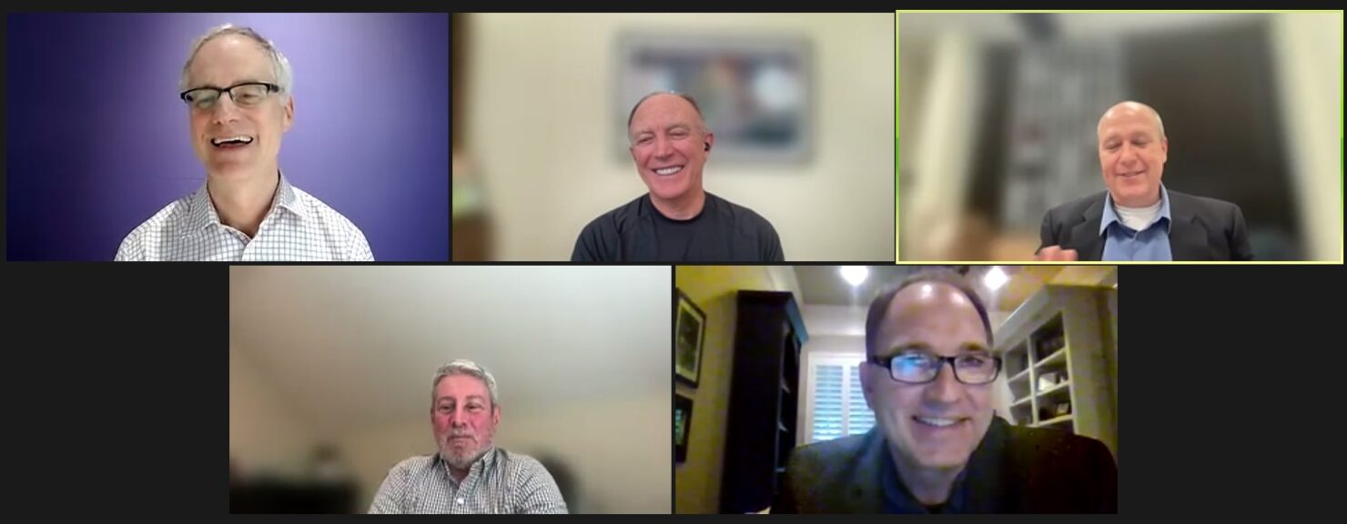 Scott Phillips discussing the SureSmile story with panelists.