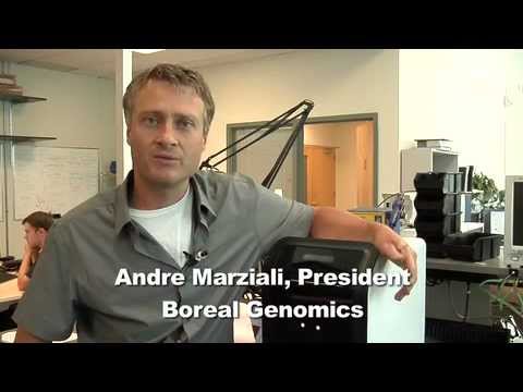 Boreal Genomics

Image of Dr. Andre Marziali, the Chief Scientist at Boreal Genomics with device