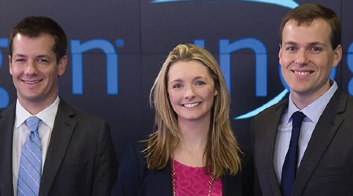Brenton Taylor, Ali Bauerlein, and Byron Myers, co-founders of Inogen