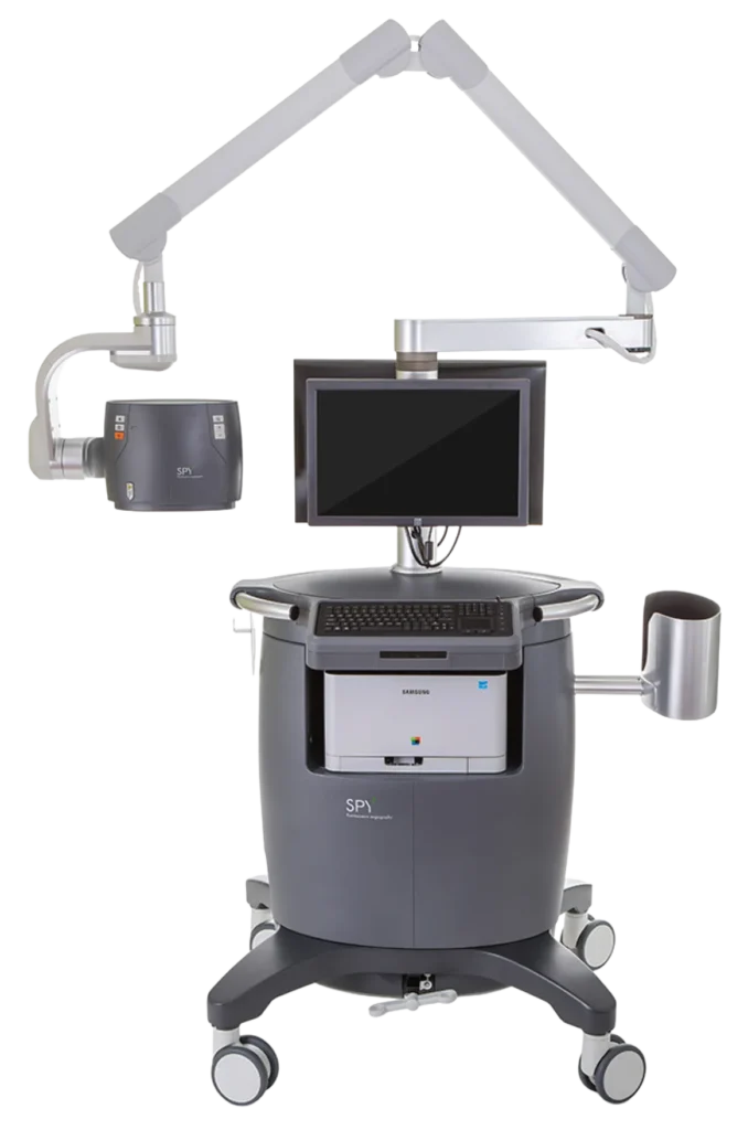 Novadaq SPY3000 fluorescence imaging system with articulating arm and display