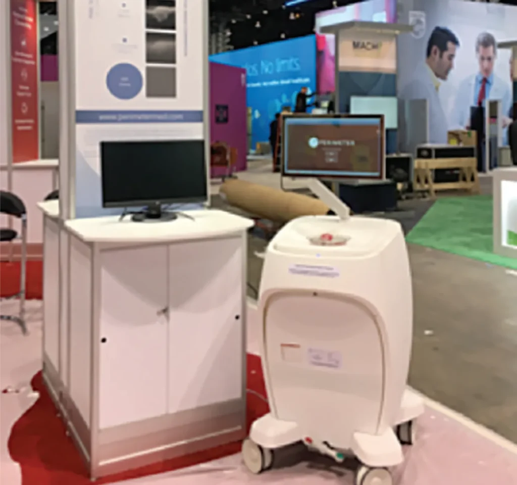 Perimeter OTIS scanning system second-build prototype displayed at a 2018 event