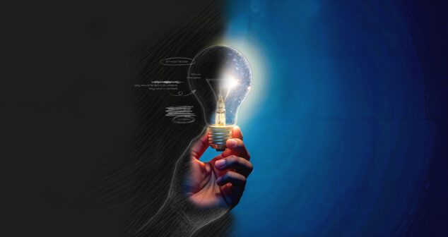 Visual metaphor for transforming ideas into tangible prototypes through rapid innovation in medical device development