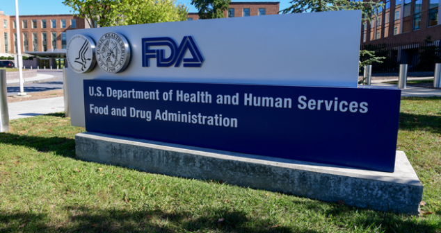 CM&S Medical Device Submissions Accessibility Alt description: FDA sign in front of FDA building that says "U.S. Department of. health and Human Services Food and Drug Administration"