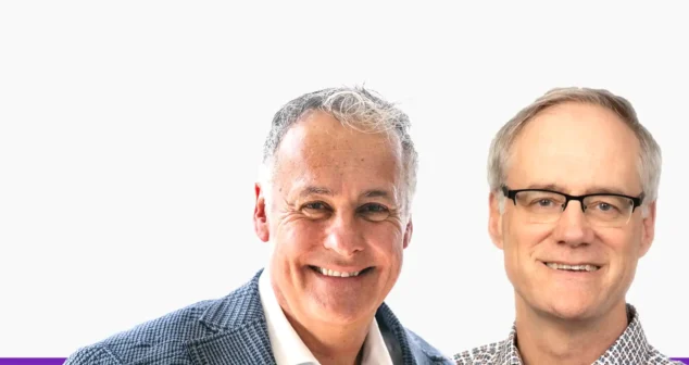 headshots of Scott Phillips and Bill Hunter