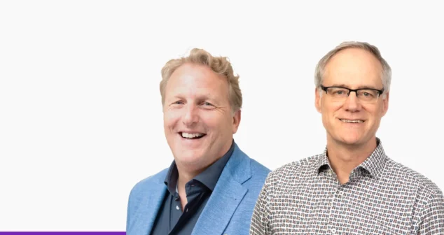 Scott Phillips of StarFish Medical and Peter van der Velden of Lumira Ventures speaking at a MedTech transactions webinar